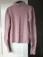 Pullover zopfstrickmuster strickpulli Stehkragen rosa rosé S neu Hannover - Vahrenwald-List Vorschau