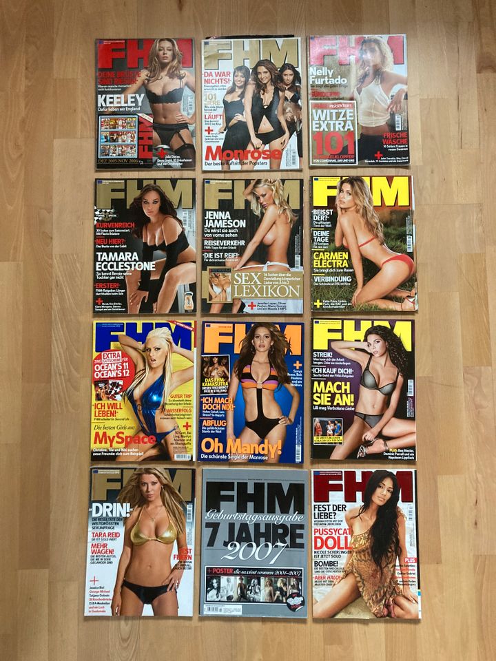 FHM Magazin – vollständige Sammlung (11/2000 – 12/2012) in Frankfurt am Main
