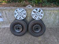 Stahlfelgen 15 Zoll 4x100 mit Winterreifen Hyundai I20 Hamburg - Wandsbek Vorschau
