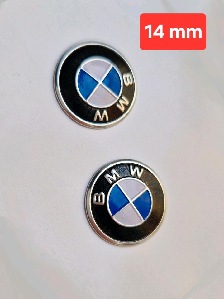 2× BMW 14 mm Schlüssel Fernbedienung Aufkleber Sticker Emblem Key in Berlin