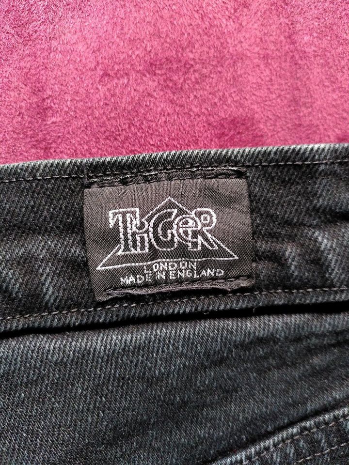 Stretchjeans "Tiger of London" Schwarz Größe M in Petersaurach