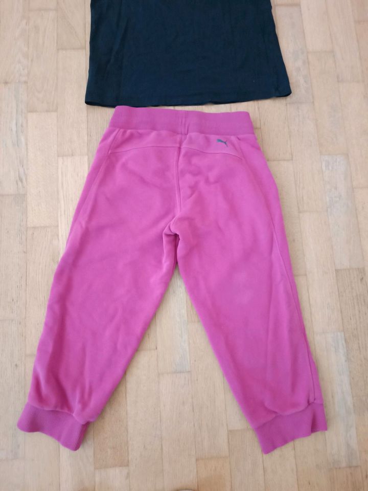 Puma Hose + Esprit Shirt Gr. XS/S Sporthose pink Leggings halblan in Ulm