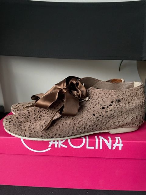 Donna Carolina Schnürschuh, Sommerschuh, Slipper, Gr. 38 NP:160€ in Berlin