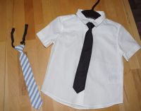 H&M Kinder Hemd kurzärmelig + 2 Krawatten Neu Nordrhein-Westfalen - Dinslaken Vorschau