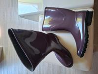 NEU Gummistiefel in schwarz/lila mit Blumen  GRÖßE 38 Bayern - Günzburg Vorschau