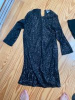 Schwarzes Kleid Pailletten Disco Retro Hippie Date Tanz Pankow - Weissensee Vorschau