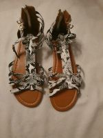 Sandalen Schlangen Reptile Optik gr 42 Sandale Sommer Schuhe Schleswig-Holstein - Groß Vollstedt Vorschau