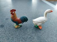 SCHLEICH Hahn 13825 + Gans weiß 13129 Niedersachsen - Westoverledingen Vorschau