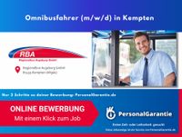 Omnibusfahrer (m/w/d) in Kempten Bayern - Kempten Vorschau