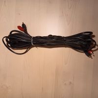 Cinchkabel RCA 2x Cinchstecker rot/schwarz vergoldet 10 m Brandenburg - Kolkwitz Vorschau