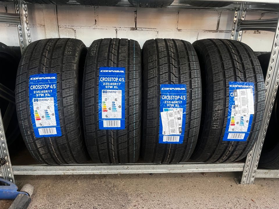 NEU & INKL. MONTAGE! 235/45 R17  SOMMERREIFEN ALLWETTERREIFEN in Burscheid