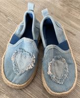 Espadrilles Jeans Herz Hausschuhe Mädchen 24 fast neu Saarland - Schiffweiler Vorschau