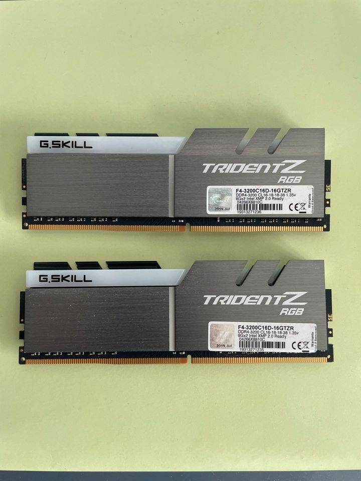 G.Skill Trident Z RGB RAM 16 GB, 2x8 GB DDR4-3200 CL16 in Berlin