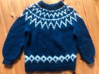 Islandpullover Norweger handgestrickt reine Wolle blau 32/34 Niedersachsen - Stoetze Vorschau