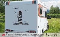 Leuchtturm | Wohnmobil, Wohnwagen Camping Aufkleber Wandtattoo Nordrhein-Westfalen - Viersen Vorschau