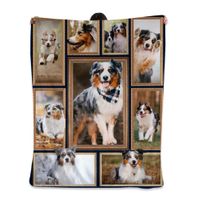 Australian Shepherd Flanell Decke Neu Bayern - Deggendorf Vorschau