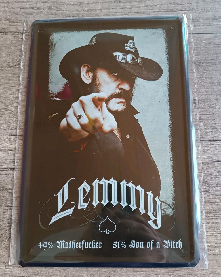 *** 5 x BLECHSCHILD *** MOTÖRHEAD *** LEMMY *** 20 x 30 cm *** in Laatzen