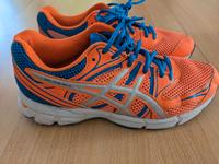 Asics Gel Sportschuhe Sneaker Gr. 40 orange blau Hessen - Lauterbach (Hessen) Vorschau