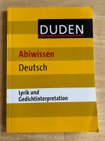 Abiwissen Deutsch - Lyrik und Gedichtinterpretation Wandsbek - Hamburg Bramfeld Vorschau