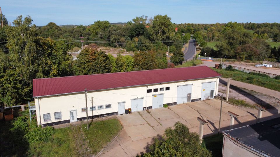 Lager / Halle optional mit Außenstellflächen im Gewerbegebiet Ohrdruf zu vermieten in Ohrdruf