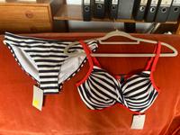 BODEN Gestreifter Bikini mit roten Paspeln Berlin - Schöneberg Vorschau