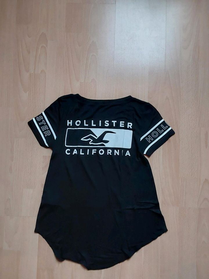 Damen Hollister T-Shirt XXS Schwarz in Schöppingen