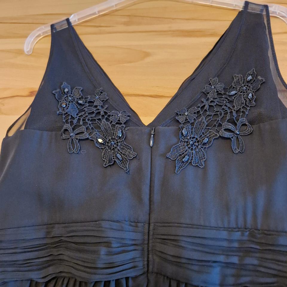Chiffonkleid, Abendkleid Vera Mont, lang, Größe 42, schwarz in Schramberg