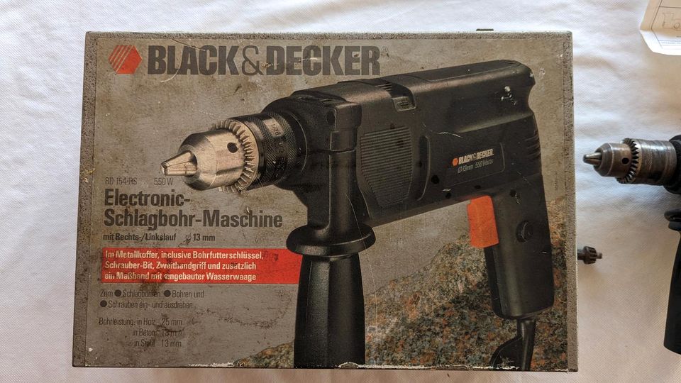 Black & Decker BD154R Bohrmaschine 13mm 550Watt in Twistetal