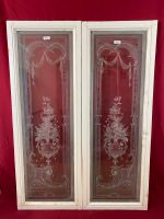 2x ANTIKE GLASSCHEIBE HISTORISMUS UM 1890 BLUMEN GIRLANDEN 43x141cm - Versand möglich 59 Euro - Wir sind für Sie da lokal in 86830 Schwabmünchen oder online ARTHOME24 Bayern - Schwabmünchen Vorschau