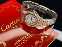 Armbanduhr CARTIER SANTOS 750 18K Gold Stahl Damen Herren Watch Berlin - Schöneberg Vorschau