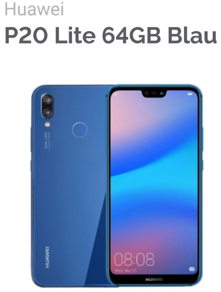 Huawei P20 Lite Blau Smartphone Handy in Berlin