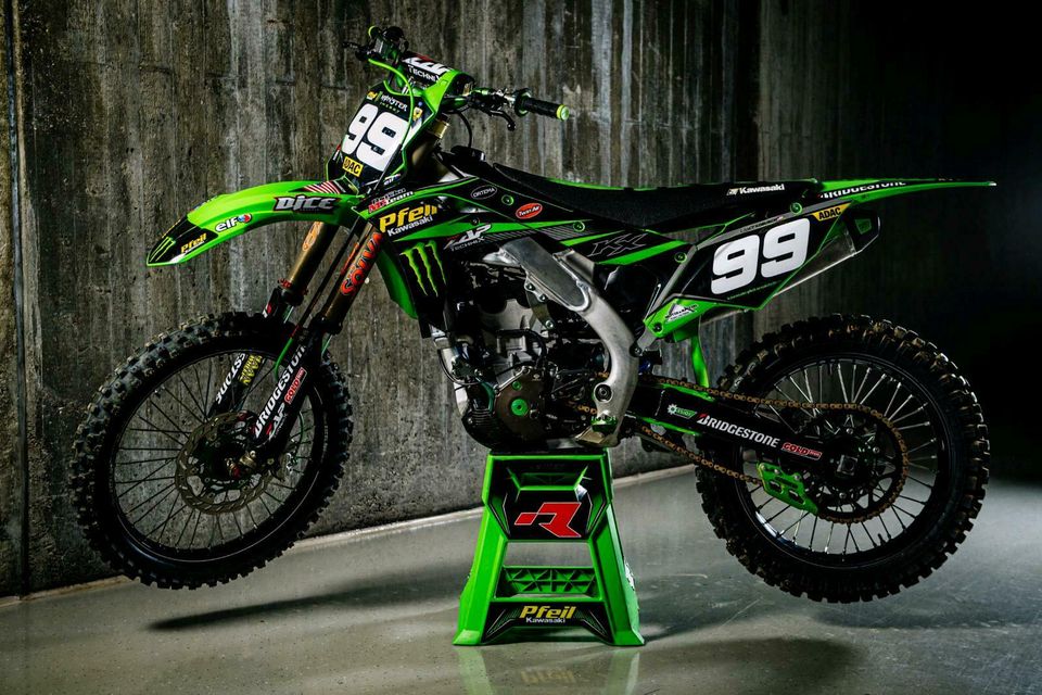 Kawasaki pfeil Dekor kxf kx250f kxf250 fullkit in Triptis