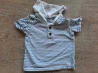 H&M T-Shirt mit Kragen, weis/blau gestreift, Gr.74 Nordrhein-Westfalen - Netphen Vorschau