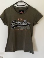 SuperDry Tshirt Damen 38 M Pailletten Khakigrün Nordrhein-Westfalen - Kall Vorschau