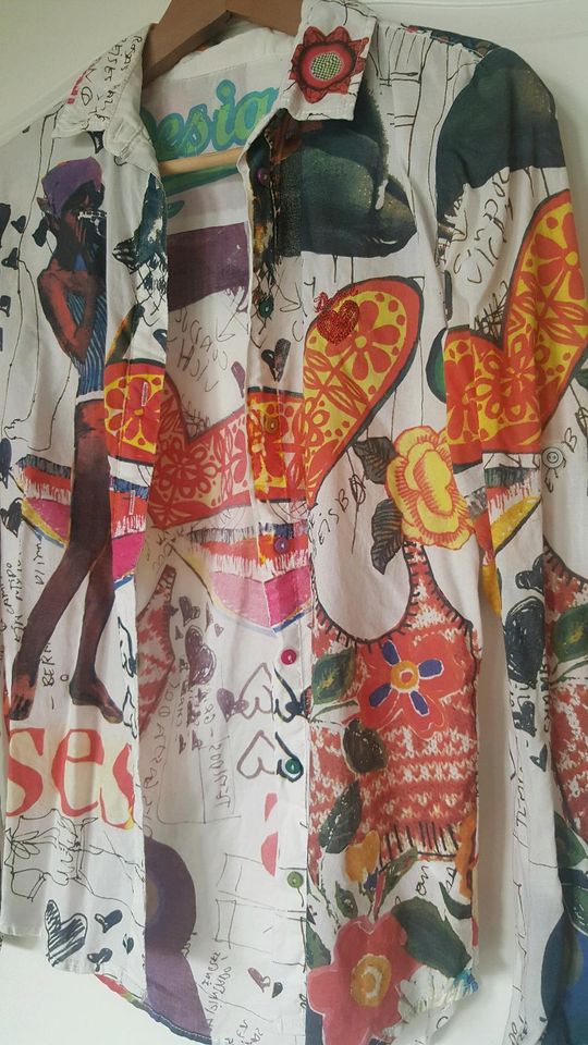 Tolle bunte Desigual Bluse Gr. S NEU in Seegebiet Mansfelder Land