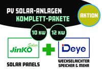 Frühlingsspezial- 8 kw bis 12 kw PV Anlage Solaranlage komplett mit Jinko Tiger Neo N-Type 435w black frame Solar Modulen Solar Pane, Deye Wechselrichter und Speicher. Zubehörpaket Brandenburg - Brandenburg an der Havel Vorschau