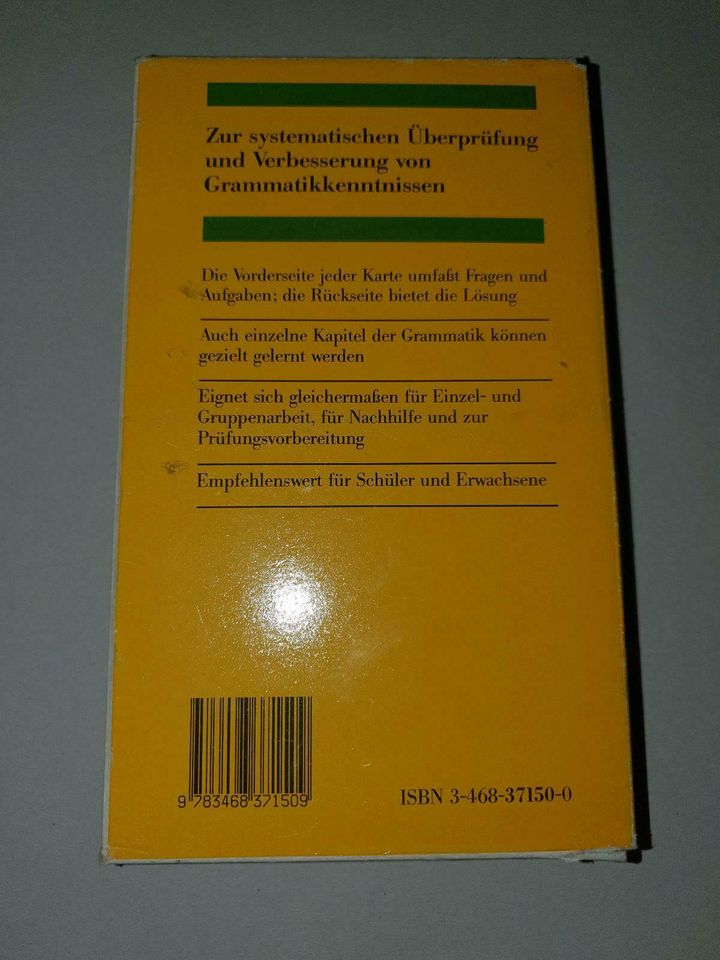 Karteikarten Französische Grammatik in Frage und Antwort in Schenefeld