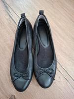 Tamaris Ballerina Gr. 39 Leder schwarz sehr gut Baden-Württemberg - Klettgau Vorschau