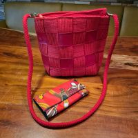 Hübsche rote Handtasche Umhänge Tasche mit Geldbeutel Baden-Württemberg - Göppingen Vorschau