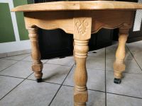 Couch Tisch, Sofa Tisch Massivholz mit Schnitzerei Nordrhein-Westfalen - Velen Vorschau