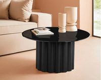 LeGer Home Couchtisch Shaye Tischplatte Glas 80cm Schwarz Niedersachsen - Melle Vorschau