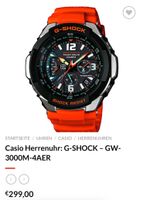 Casio Herren Solar G-Shock GW300-4AER Sachsen - Markkleeberg Vorschau