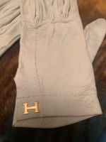 Hermes Handschuhe weiß mit goldene H Gr.7 Rheinland-Pfalz - Temmels Vorschau