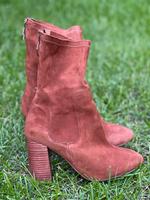 Stiefeletten  Ankle Boots Gr. . 39, wie neu, Farbe Cognac H&M Berlin - Tempelhof Vorschau