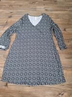 Sheego Kleid Gr. 48 grau gemustert Blumen Retro Baden-Württemberg - Gottmadingen Vorschau