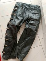 Motorradhose Leder mit Metallschnallen Hessen - Friedrichsdorf Vorschau