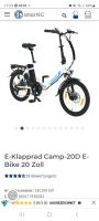 SmartEc Ebike Klappfahrrad Camp 20D Niedersachsen - Leer (Ostfriesland) Vorschau