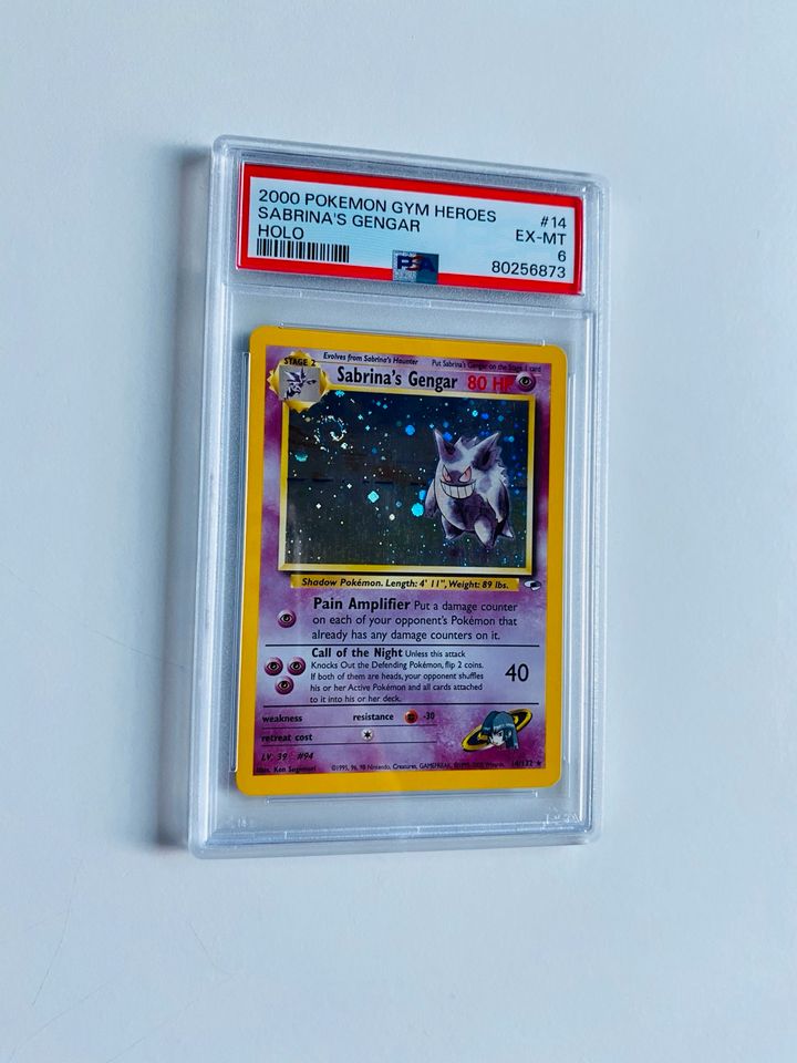 Sabrinas Gengar PSA Pokemon Karte | 2000 Gym Heroes Card Holo in Hamburg