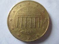50 Cent Umlaufmünze Deutschland Fehlprägung 2002 Rheinland-Pfalz - Braubach Vorschau