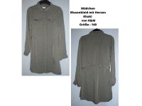 Kleid Blusenkleid ❤ Mädchen Langarmkleid Hemdenkleid Gr. 140 H&M Hessen - Kassel Vorschau